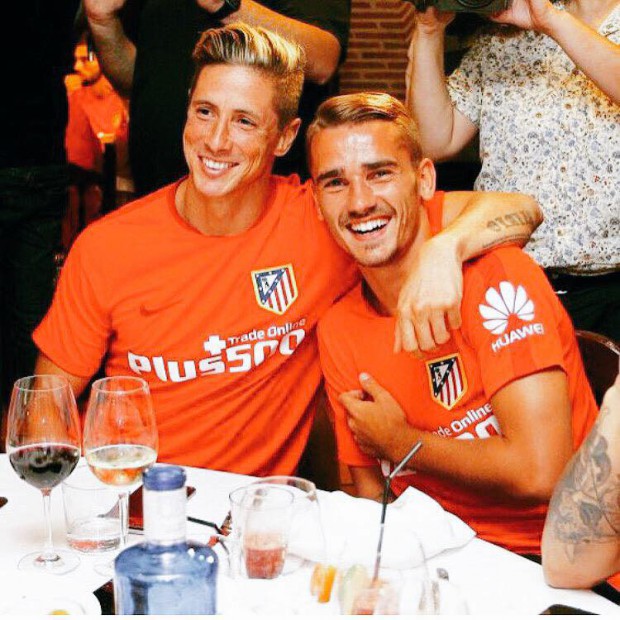 Antoine with Fernando Torres