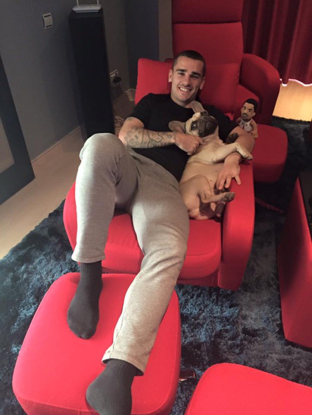 Antoine with his pet