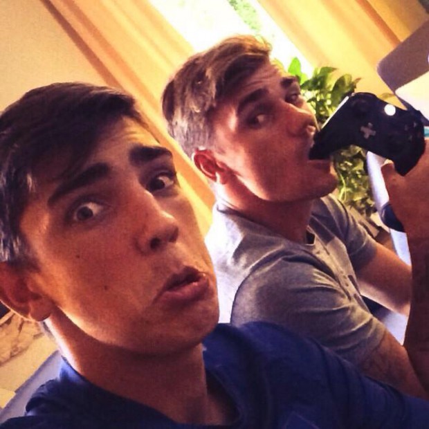 Antoine and Theo Griezmann