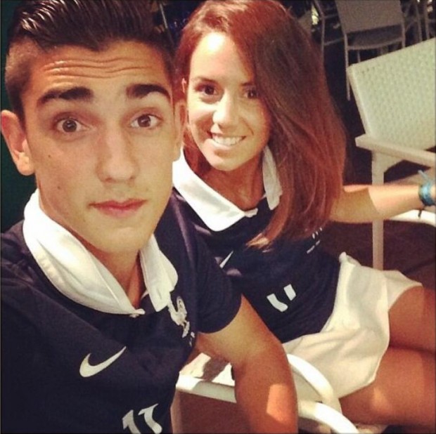 Erika with Theo Griezmann