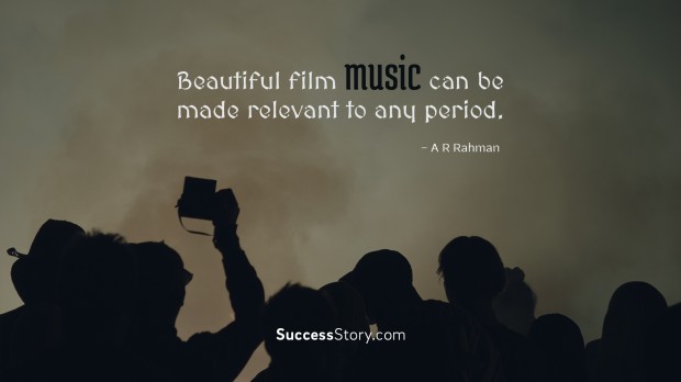 Beautiful film music can