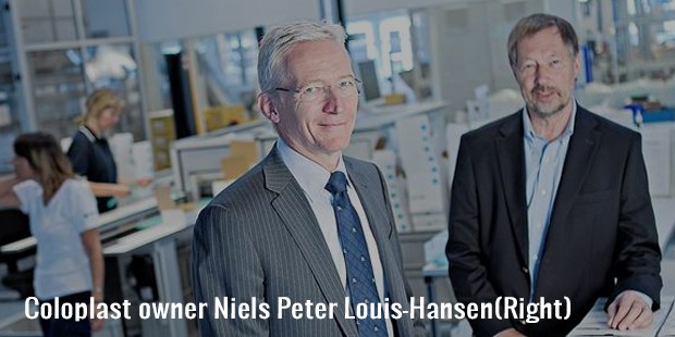 coloplast owner niels peter louis hansen right 