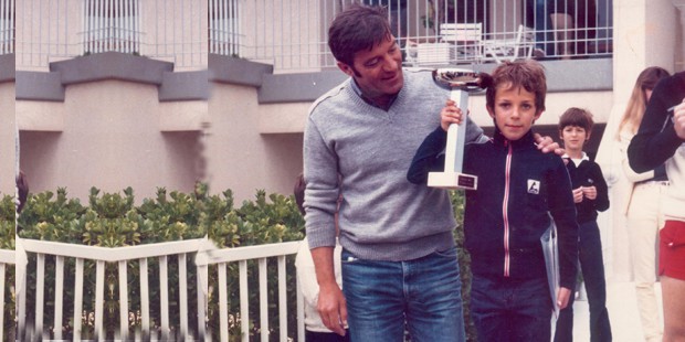 Childhood photo of Del Piero