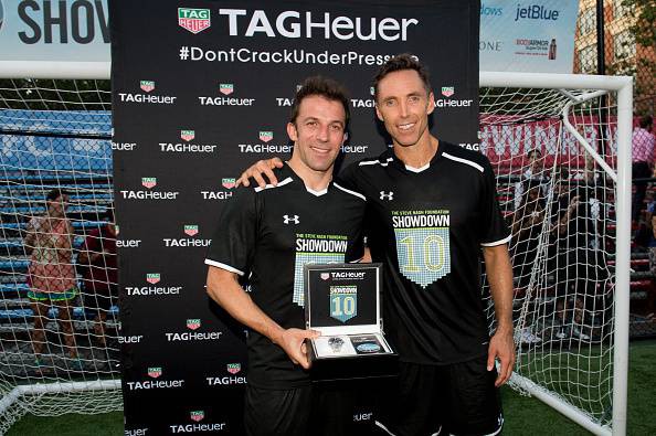 Del Piero with Steve Nash