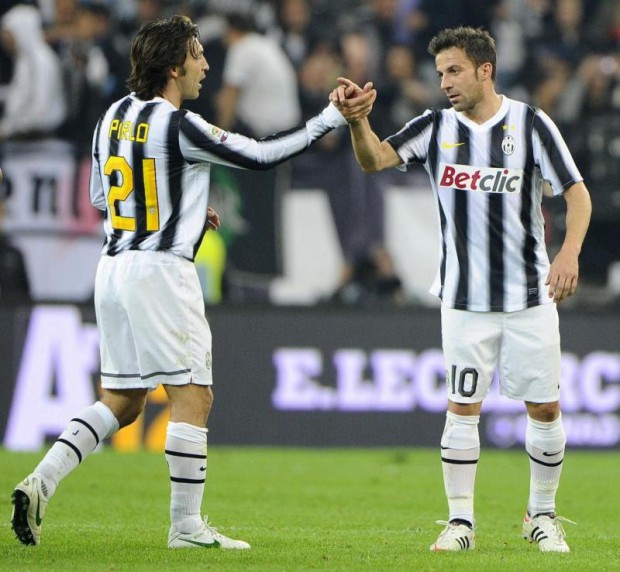 Del Piero and Pirlo