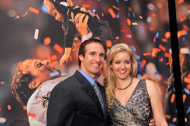 Drew Brees with his lady love Brittany Brees