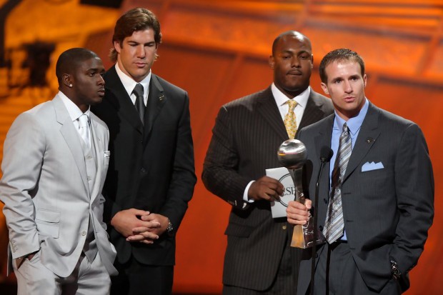 Brees speaking at ESPY awards in 2007