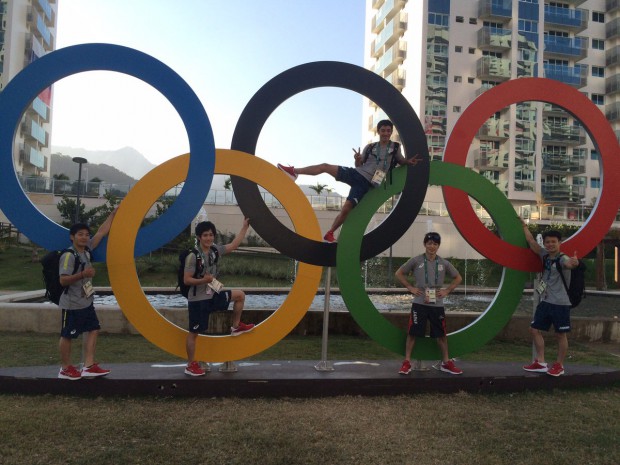 Kohei and his teammates