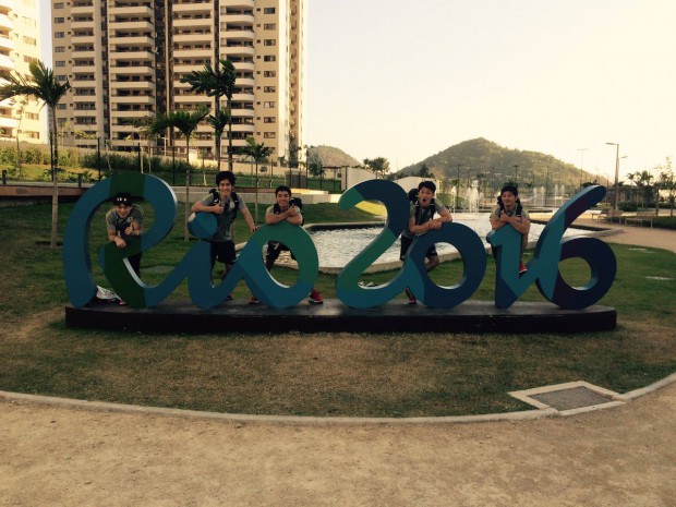 Japan Gymnastics team at Rio
