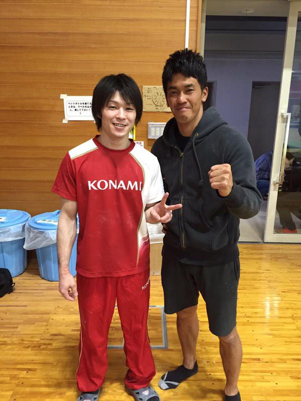 Takeshi Takei and Kohei Uchimura