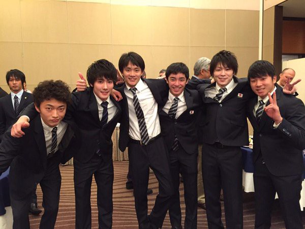 Kohei and teammates at Toyoda International