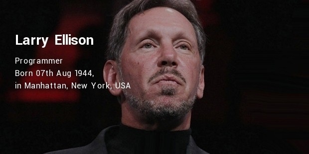 lawrence joseph larry ellison