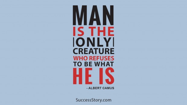Man is the only