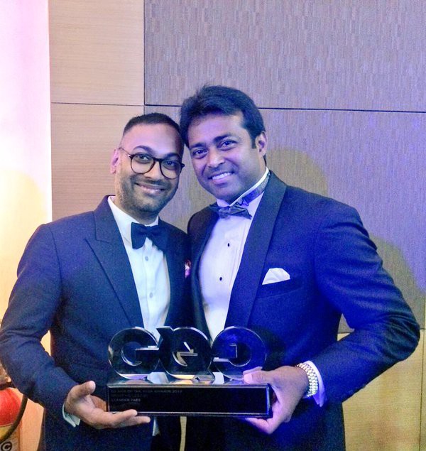 Leander Paes at GQ awards