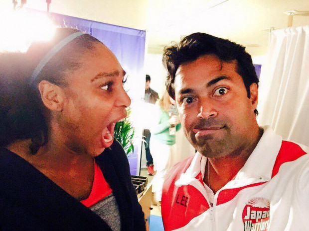 Serena Williams and Leander Paes