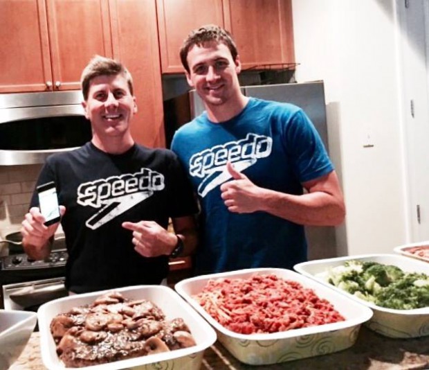 Ryan and his chef Glenn Lyman