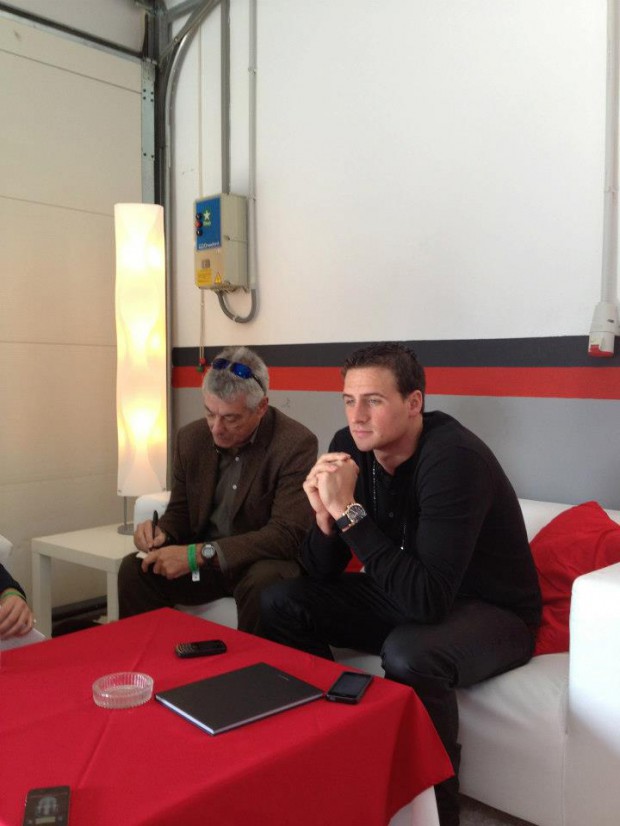 Ryan Lochte interview at Chopard Superfast Watch Launch