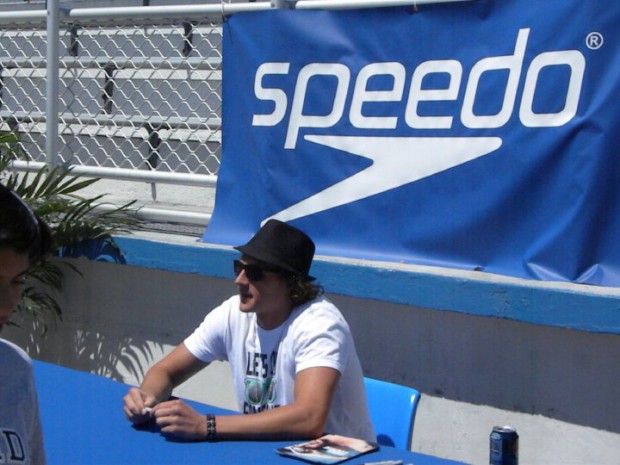 Ryan at Speedo autograph signing in 2010