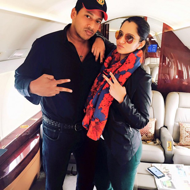 Sania Mirza and Mahesh Bhupathi