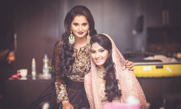 Sania Mirza and her sister Anam Mirza