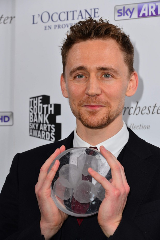 Tom with his Sky Arts award