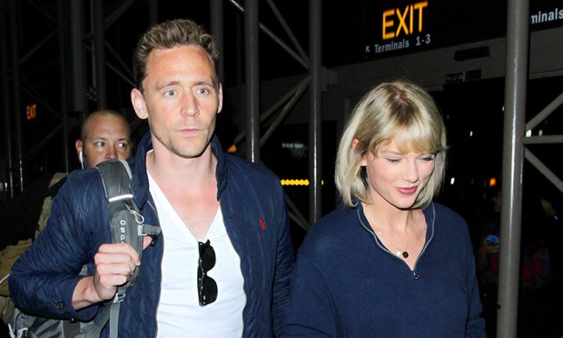 Tom Hiddleston with his girlfriend Taylor Swift