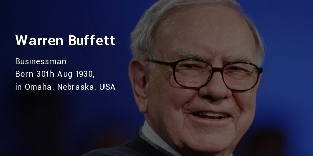 warren buffet